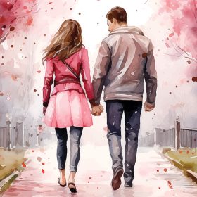 lovely_couple_watercolor_paint_ilustration_1